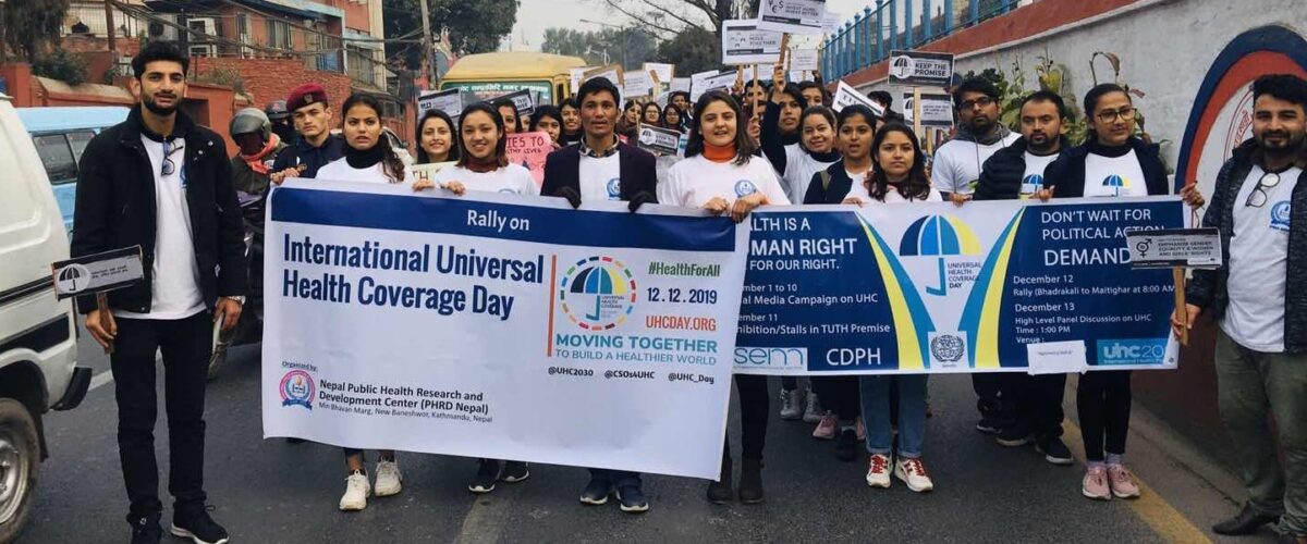 Rally on International Universal Health Coverage 2019